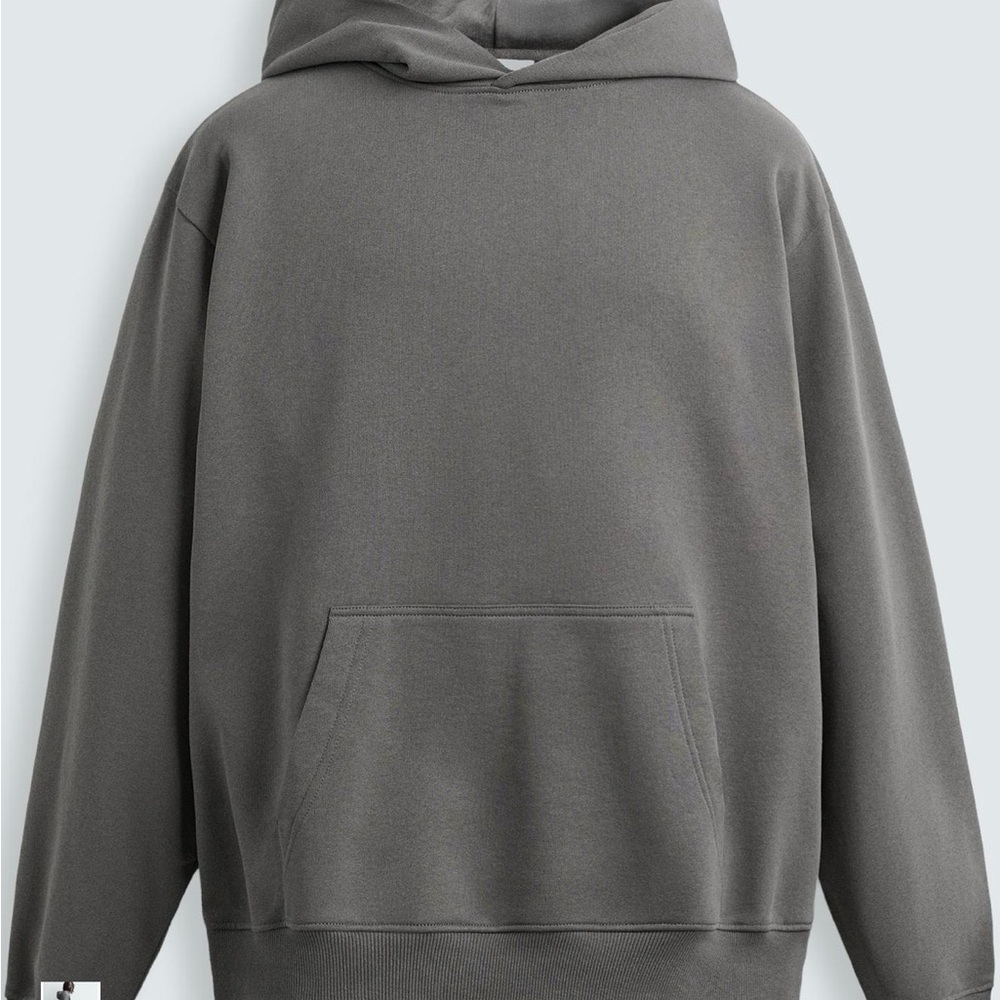 Zara Charcoal Hoodie for Men